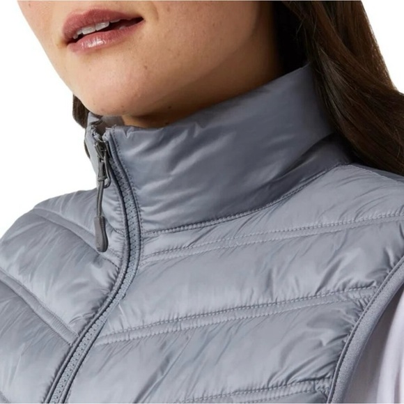 32 Degrees Womens Lightweight Warmth Stand Up Collar Vest (Blue, XS) - Picture 4 of 9